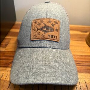YETI Gray Cap with Brown Patch